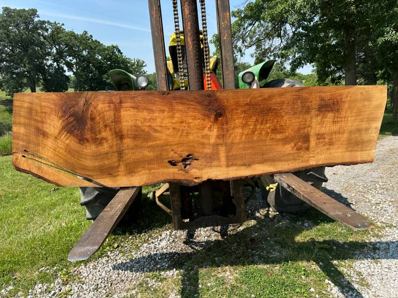 SLB-QSWO-001 Quarter-Sawn White Oak Slab – Monk Creek Woodworks