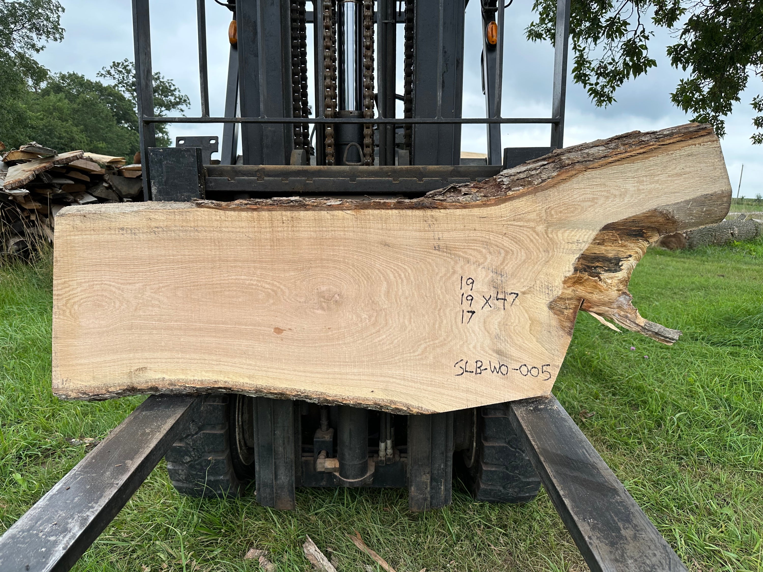 SLB-WO-005 White Oak Slab