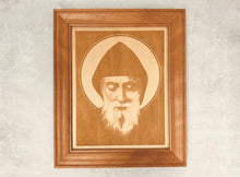 Load image into Gallery viewer, St. Charbel Wall Art - Patron Saint of Lebanon
