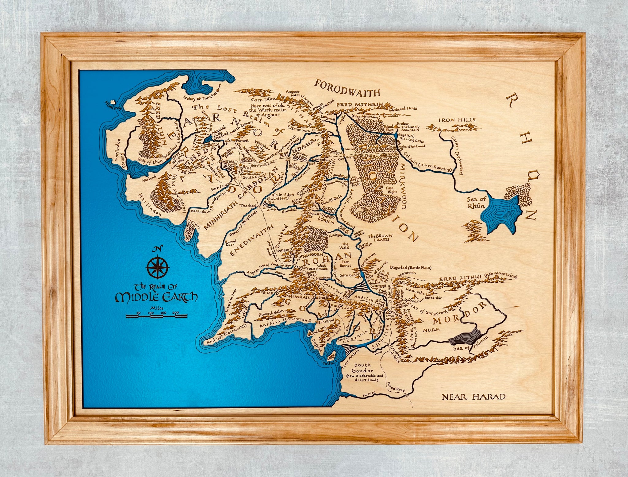 middle earth map lord of the rings