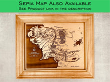 Load image into Gallery viewer, Middle Earth Map Wall Art
