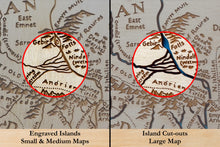 Load image into Gallery viewer, Middle Earth Map Wall Art
